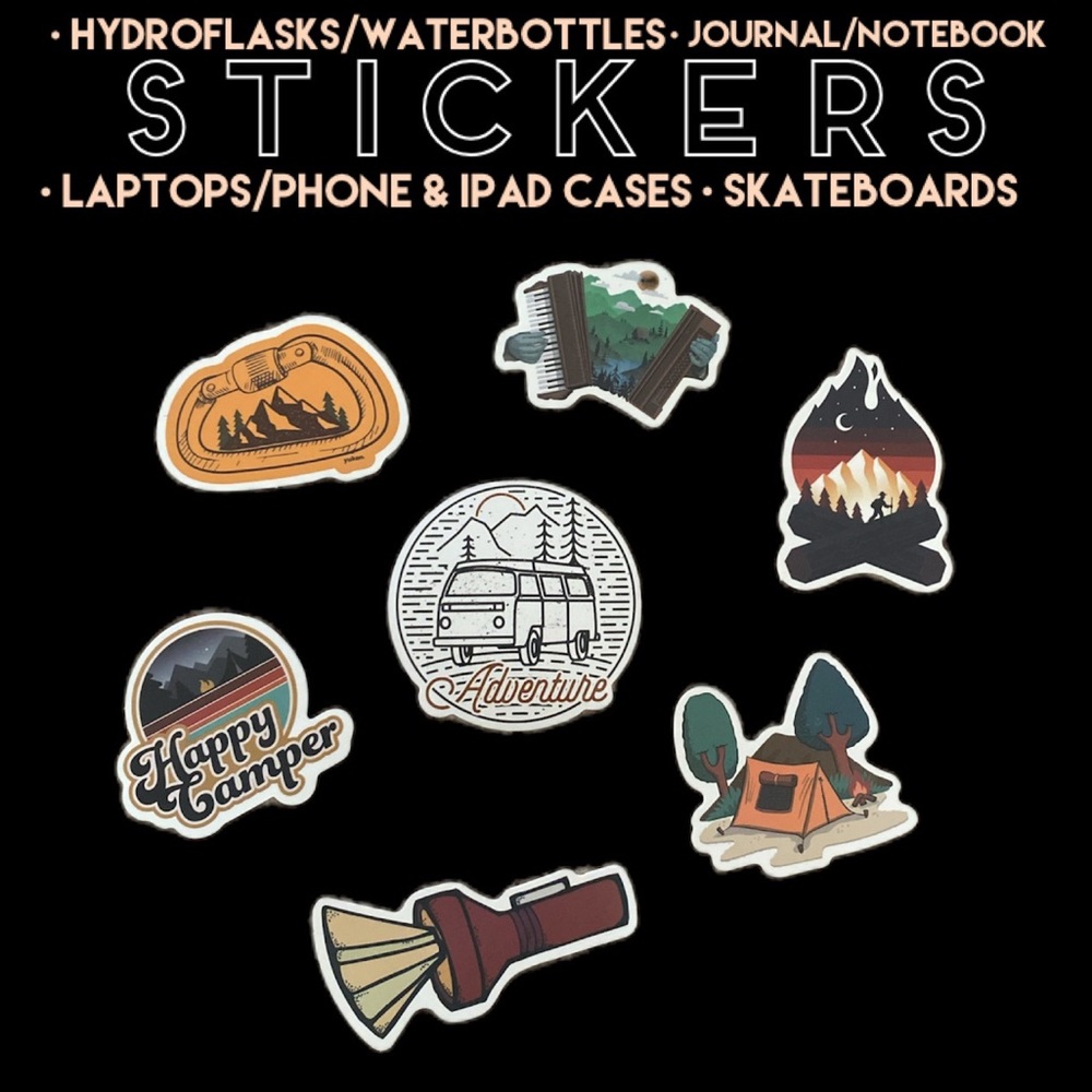 🔴 SALE! 🔴 STICKERS | Camping Bundle
